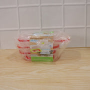 Daily use of collapsible food container in various settings