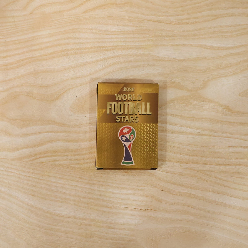 Football fan card set featuring iconic football stars