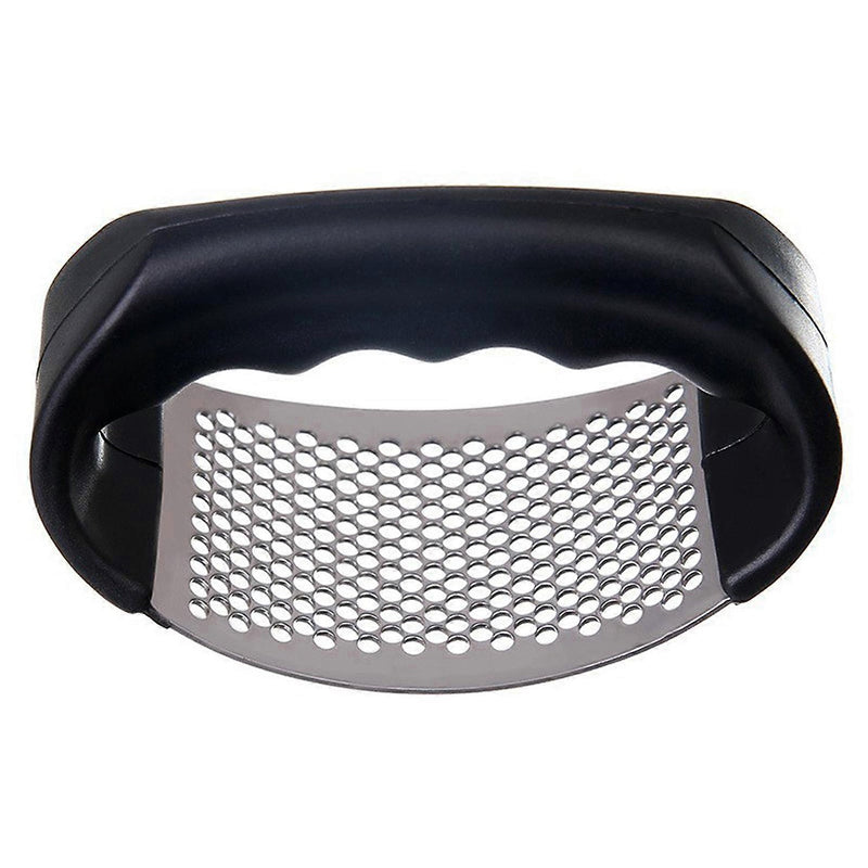 Durable garlic press crusher for evenly minced garlic