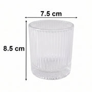 Premium transparent crystal glass tumbler for everyday use
