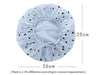 1411 Reusable Waterproof Elastic Free-Size Bathroom Shower Caps 