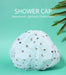 1411 Reusable Waterproof Elastic Free-Size Bathroom Shower Caps 
