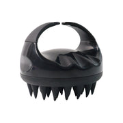 Silicone scalp scrubber tool for shampoo and conditioner application