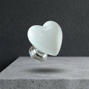 Stylish and durable heart design toilet flush button