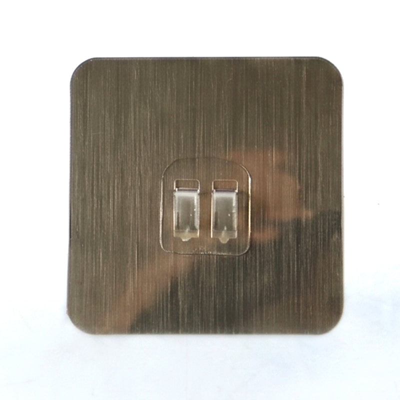 Adhesive wall hook white background for versatile use