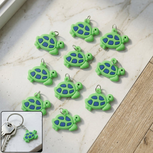 Cartoon turtle key ring set for bags and keys