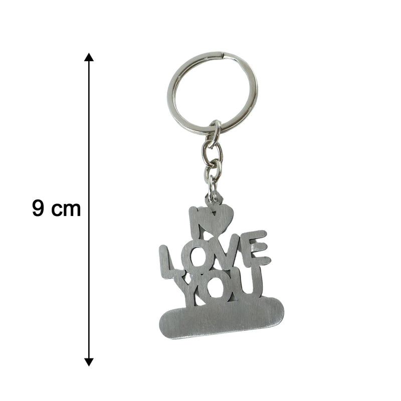 Multipurpose metal keychain for car, bike, or home keys