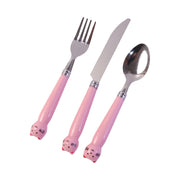 Travel-friendly kids cutlery set with case