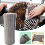 Textured waffle pattern disposable kitchen cleaning cloth roll sheet