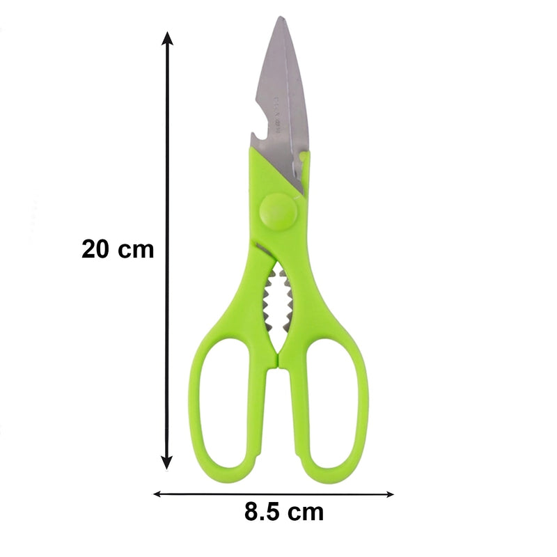 Stainless steel kitchen knife from the Quickslice set, shown slicing vegetables with precision.