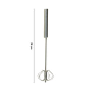 Rotary hand whisk for efficient manual blending