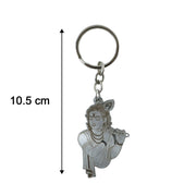 Metal Krishna keychain design for religious accessories