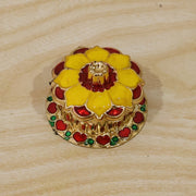 Decorative kumkum box, perfect for religious gift-giving