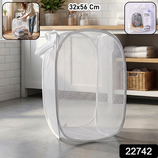 Portable foldable laundry organizer for travel or home use