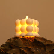 Decorative battery-operated LED candles with soft warm glow