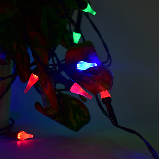 Hanging multi-color LED string light for party and festive decoration