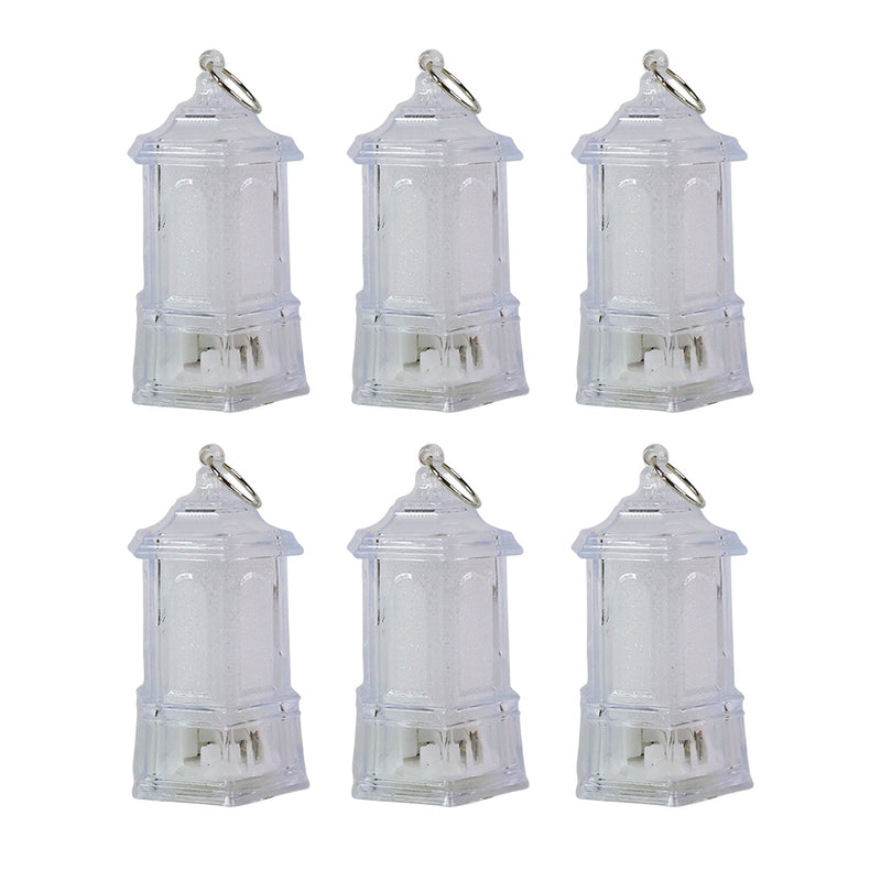Warm white LED decorative hanging lantern candles perfect for festival and wedding decor