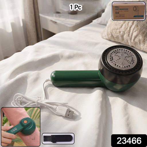 Electric fabric shaver with USB charging cable for household fabric care