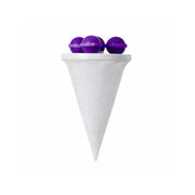 Laundry lint catcher ball positioned in washing machine