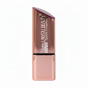 Matte lipstick applied showing bold lip color perfect for parties and office