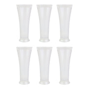 Elegant and sturdy plastic drinkware set with a non-slip matt texture