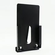 Close up of auto rickshaw mobile holder bracket
