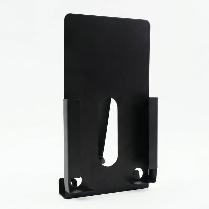 Close up of auto rickshaw mobile holder bracket