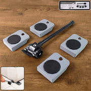 Furniture lifter moving tool set with slider pads and lever for heavy furniture