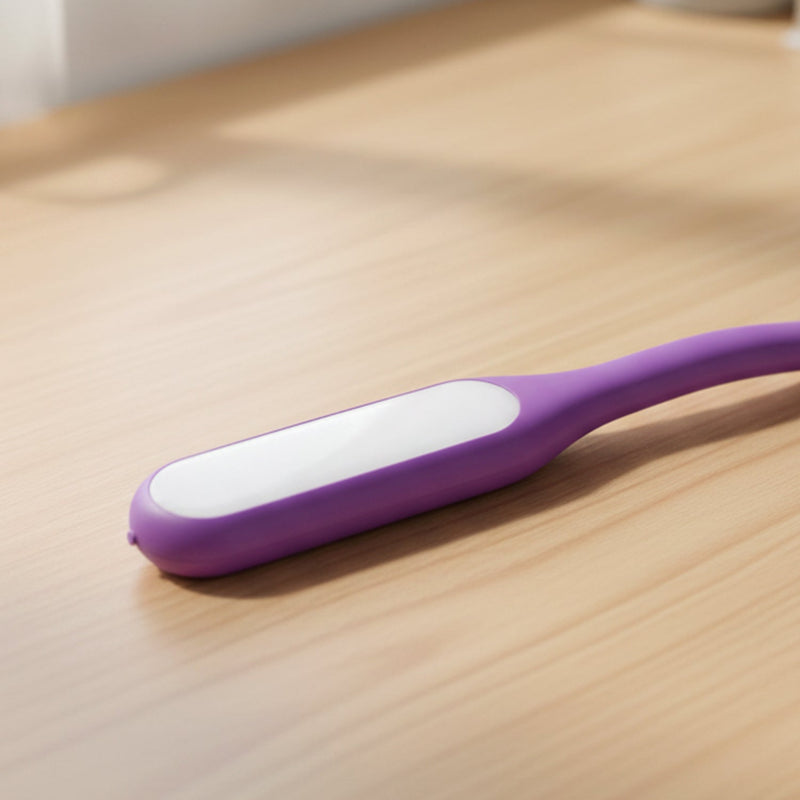 Side view of the portable Flexible USB LED Light, ideal for reading.