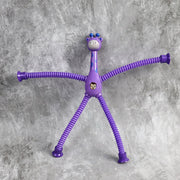 Flexible giraffe desk toy and fidget for kids