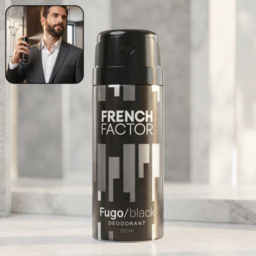 Fugo Black Body Deodorant Spray for Men