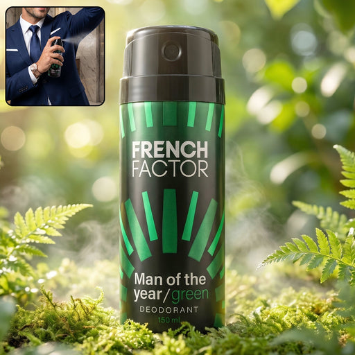 French Factor MenÕs Green Body Spray for daily freshness