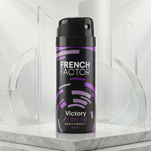 Men's deodorant body spray French Factor Victory in 150 ML bottle