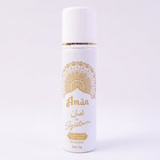 Premium halal men's Signature Aman fragrance spray in compact bottle