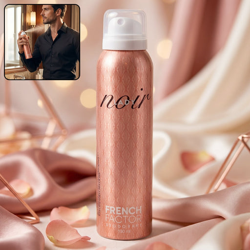 French Factor Lady Noir deodorant body spray 150ml front view