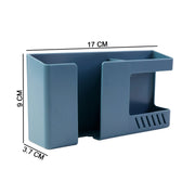 Wall organizer stand for mobile phones and remote controls