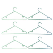 Cloth hangers used for wardrobe organization and space saving