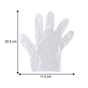 Plastic disposable gloves for sanitation and household use