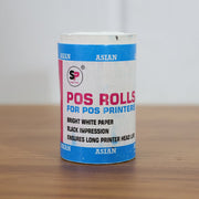 Self-adhesive thermal label roll for barcode and shipping applications