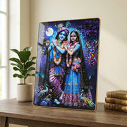 Spiritual Radha Krishna decorative wall painting