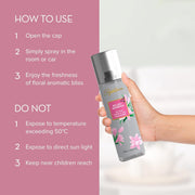 Long-lasting floral fragrance spray of Rajnigandha for space refresh