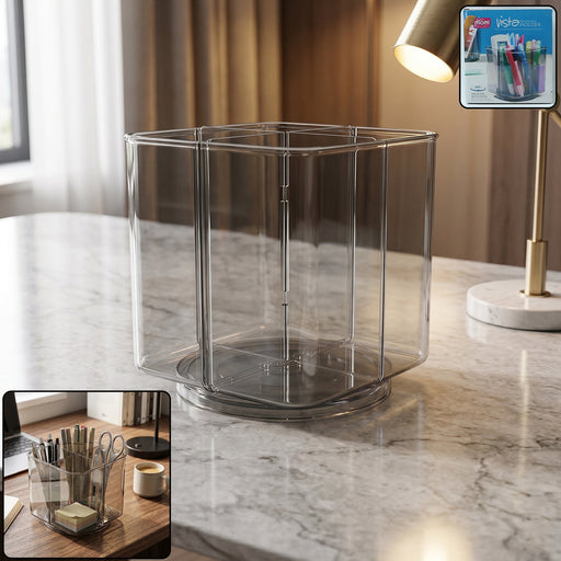 Supermom Vista 360¡ rotating pen stand on desk