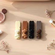Set of elegant bow hair clips for girls and women styling