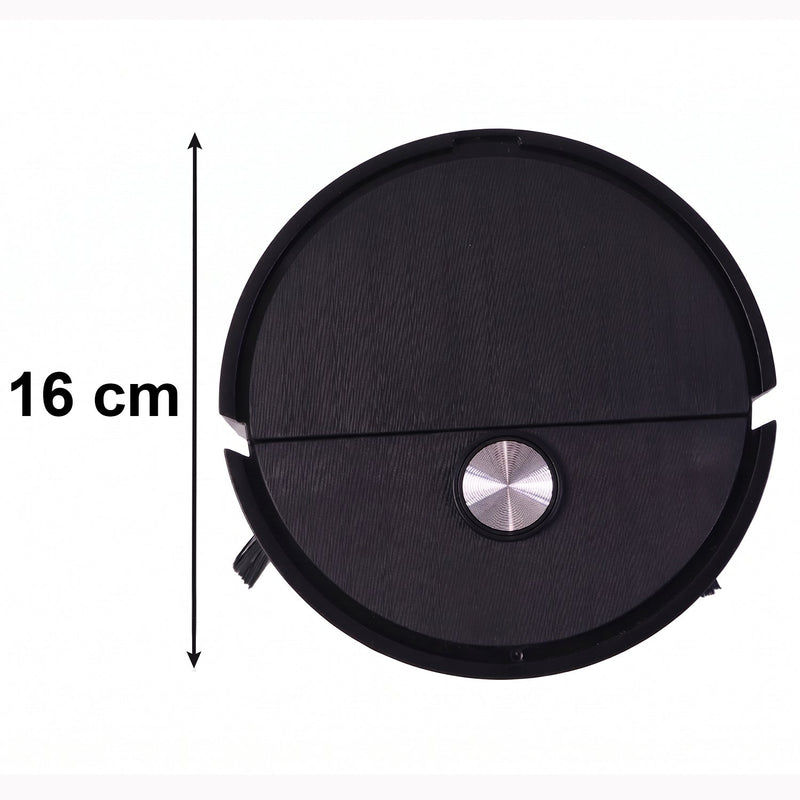Light mopping robotic vacuum cleaner for simultaneous dust and floor care