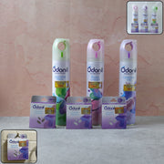Multi-fragrance room spray and solid air freshener set