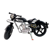 Stylish metal bullet bike miniature toy perfect for desk décor