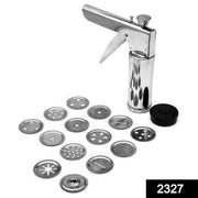 RaceCore kitchen press showcasing its comprehensive set of 15 sev maker attachments.