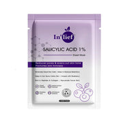 Illustration showing how to use Salicylic Acid 1% Sheet Mask