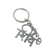 Metal keychain for spiritual daily use