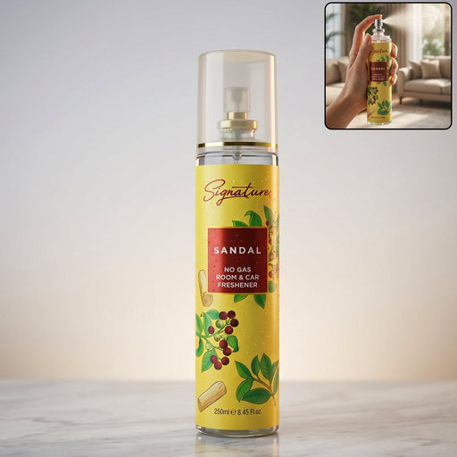 Signature sandalwood air freshener spray 250ML bottle for room & car use